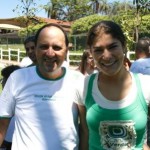 Rafael Michelli e Priscila Fantin no lançamento do Web TV Canal Verde