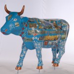 Vaca estilizada e socialmente responsável