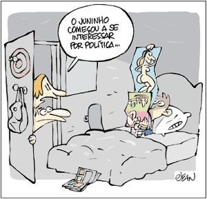 Charge originalmente publicada na Folha de São Paulo