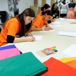 Alunos da Escola Estadual Zuleika de Barros Martins Ferreira