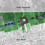 Perspectiva da região do Noroeste, em Brasília