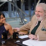 Fernanda Honorato participa do Programa do Jô, em abril deste ano