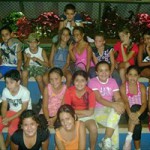 Alunos do Centro de Treinamento na EMEF CAIC, beneficiados pela iniciativa