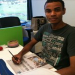 Geyson participou da turma de 2005 e comemora cinco anos de trabalho formal