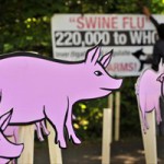 Entrega da petição da Avaaz sobre a gripe suína na OMS em Geneva