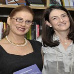 Helena Mandelbaum (E) e Claudia Frankel Grosman, também organizadora da obra